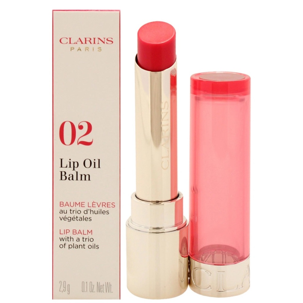 New in box! CLARINS Lip Oil Balm in Pitaya 02